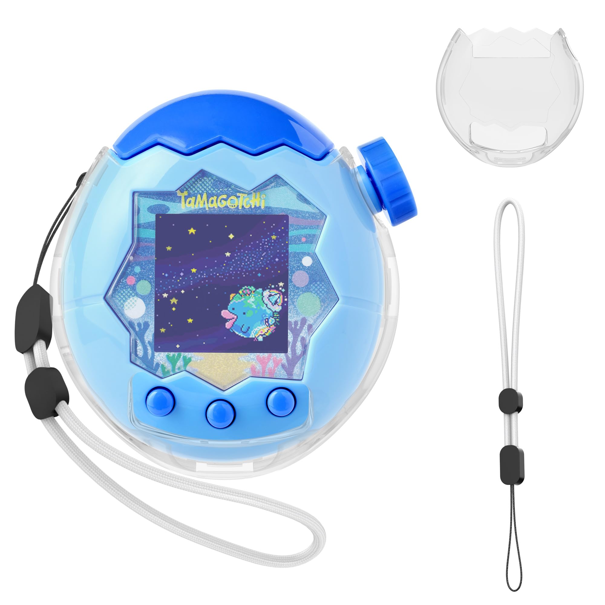 Amazon.com: SGHLDE for Tamagotchi Paradise Clear Case with Lanyard